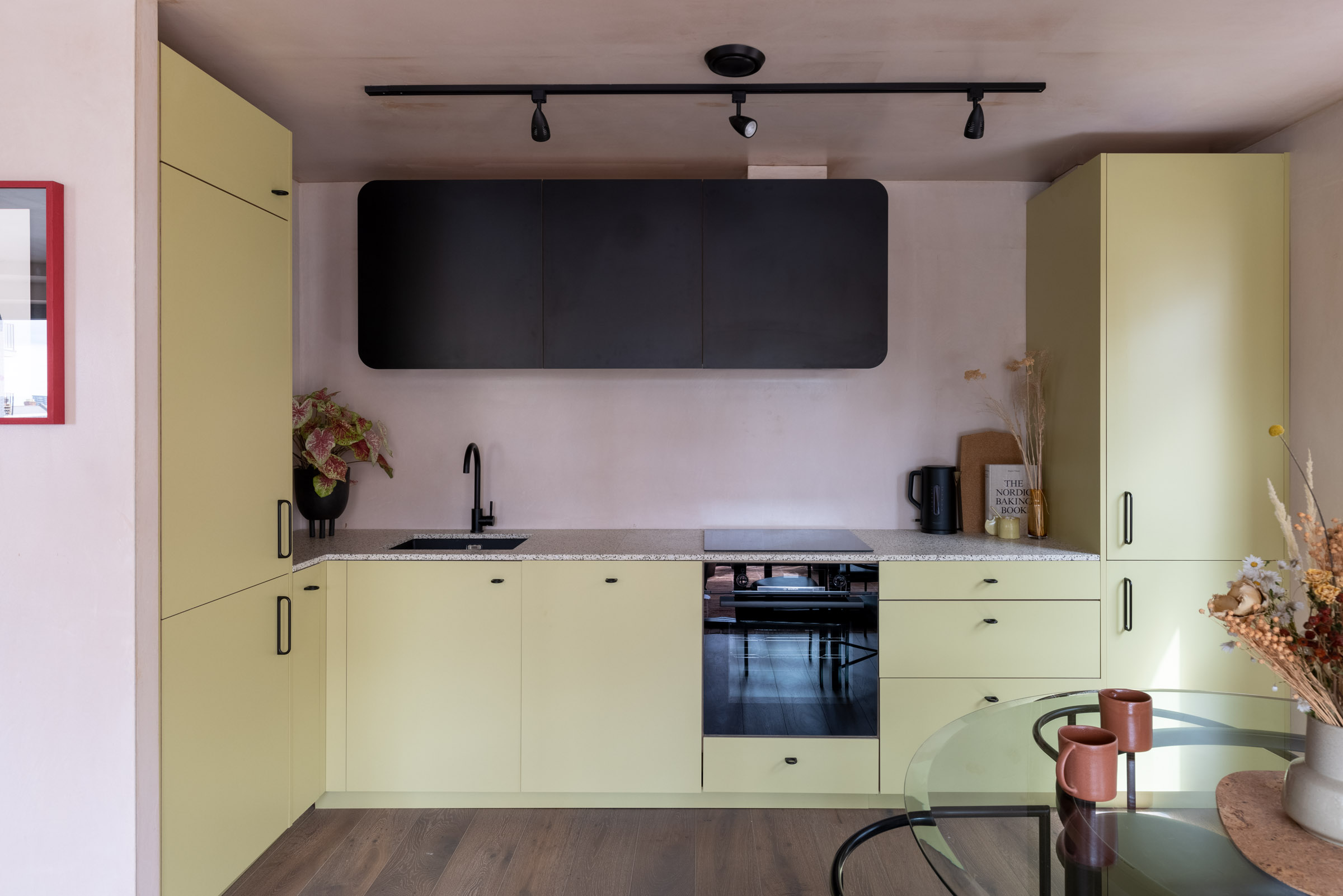 The kitchen in Artform's Harrow Road development