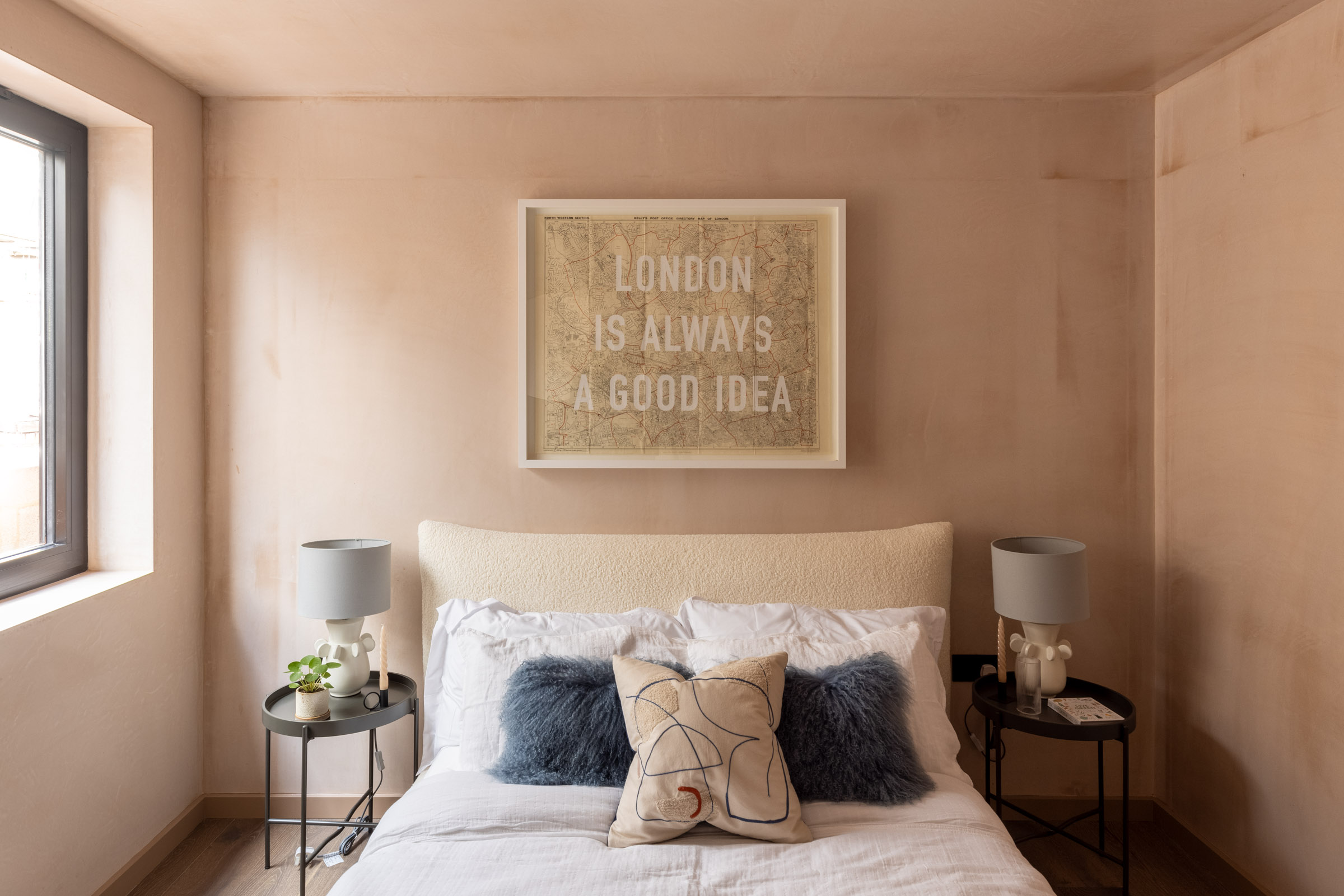 The second bedroom in Artform's Harrow Road development