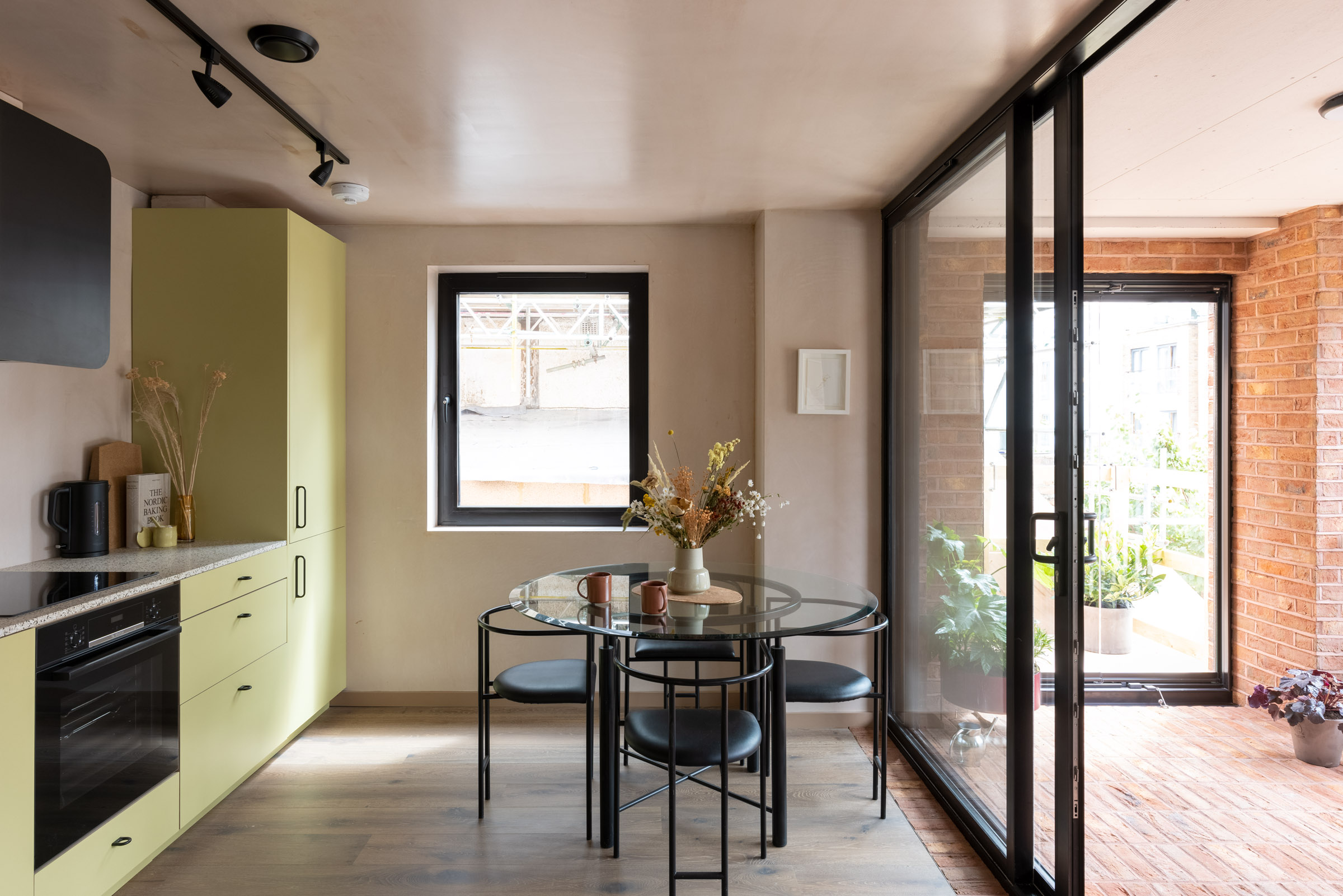 The dining room in Artform's Harrow Road development