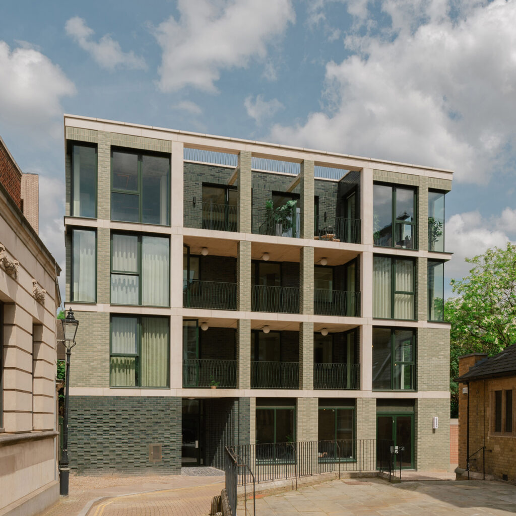 Evagreen in Wandsworth Town, now complete